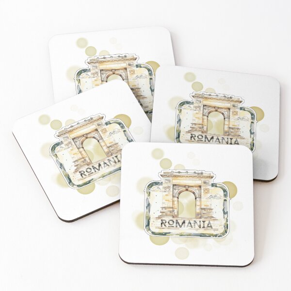 Item preview, Romania Postage Stamp with Landmark Travel Design designed and sold by iamKRUK.