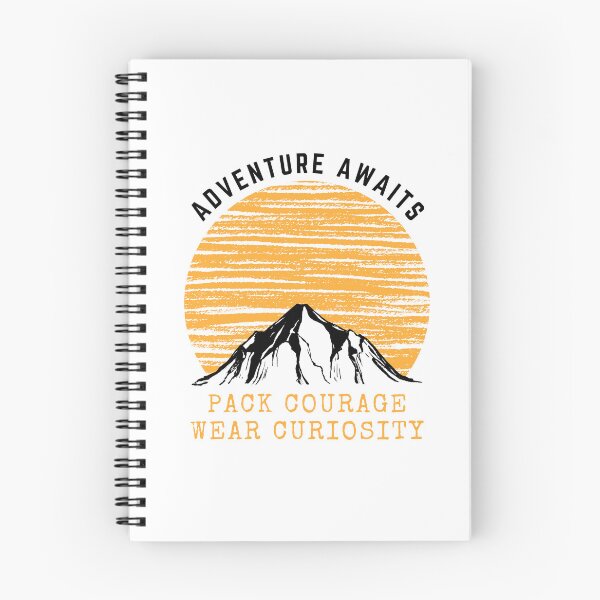 Item preview, Adventure awaits; pack courage, wear curiosity designed and sold by darshants.