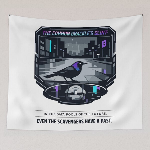 Item preview, Common Grackle Data Glint designed and sold by WildlifeInc.