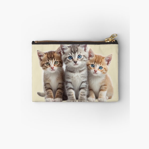 Item preview, Three Adorable Fluffy Kittens Soft Portrait Art designed and sold by AmDecor.