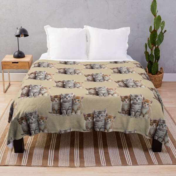 Item preview, Three Adorable Fluffy Kittens Soft Portrait Art designed and sold by AmDecor.