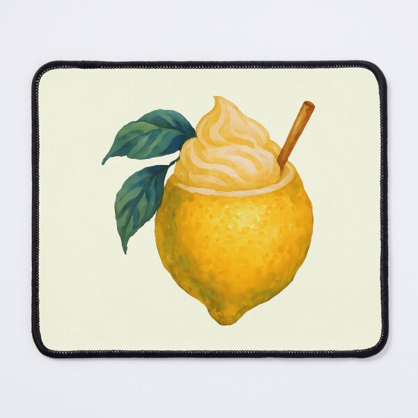 Item preview, Amalfi Lemon Gelato – Sfusato Amalfitano Watercolor Design designed and sold by EmeraldeaArt.