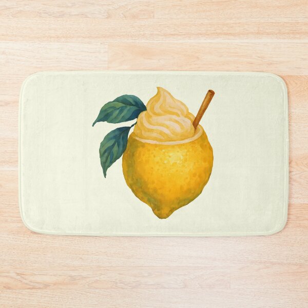 Item preview, Amalfi Lemon Gelato – Sfusato Amalfitano Watercolor Design designed and sold by EmeraldeaArt.