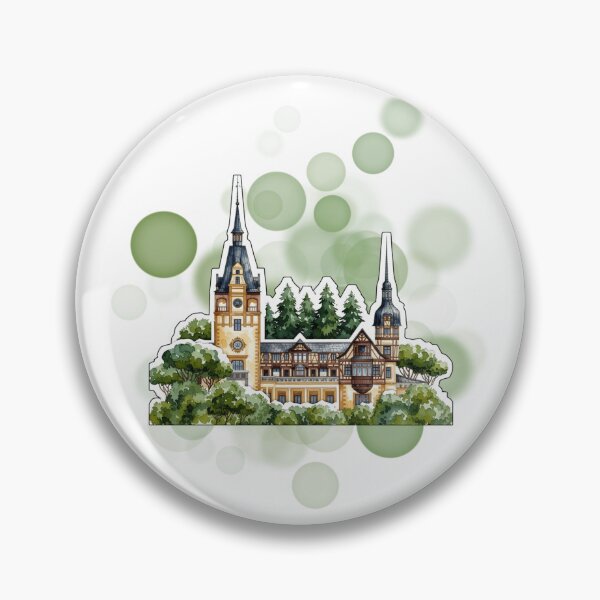 Item preview, Peles Castle Romania Fairytale Architecture Travel Design designed and sold by iamKRUK.
