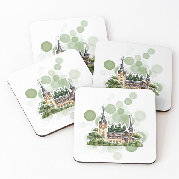 Item preview, Peles Castle Romania Fairytale Architecture Travel Design designed and sold by iamKRUK.