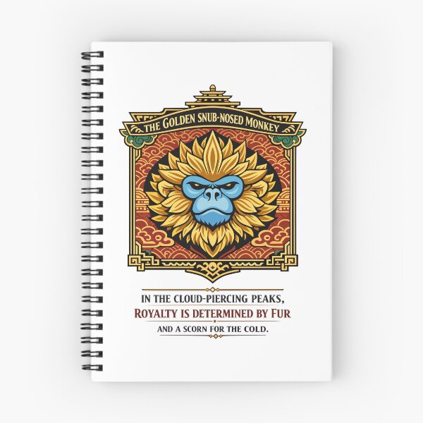 Item preview, Golden Snub-Nosed Monkey Royalty designed and sold by WildlifeInc.