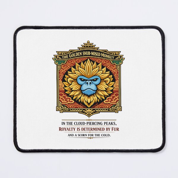 Item preview, Golden Snub-Nosed Monkey Royalty designed and sold by WildlifeInc.