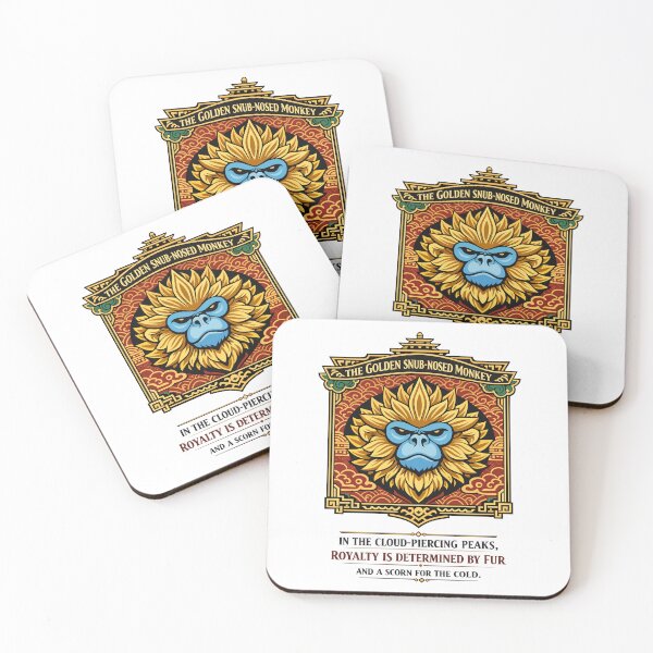 Item preview, Golden Snub-Nosed Monkey Royalty designed and sold by WildlifeInc.