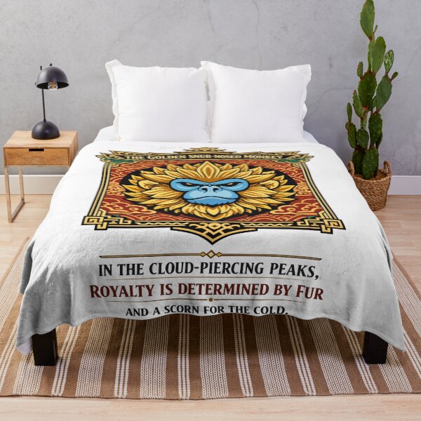 Item preview, Golden Snub-Nosed Monkey Royalty designed and sold by WildlifeInc.