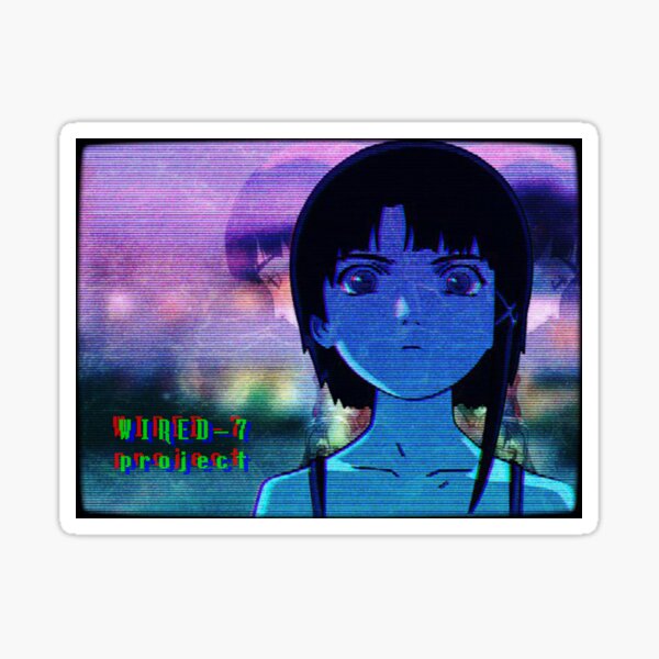 Vapor lain Sticker