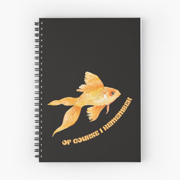 Artikelvorschau, Natürlich erinnere ich mich an Goldfische – Lustiges T-Shirt mit Spruch entworfen und verkauft von karolina lindy.