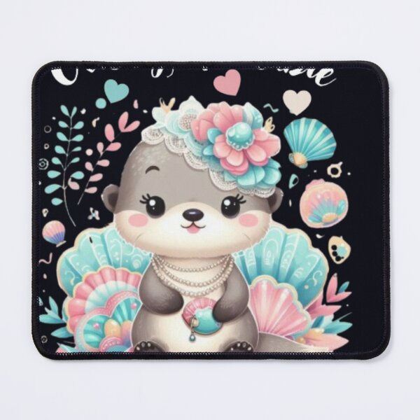 Item preview, Otterly Adorable Cute Otter Coquette Aesthetic T-Shirt designed and sold by HopeAndHustle.