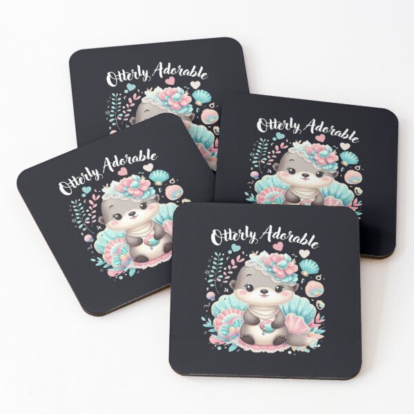 Item preview, Otterly Adorable Cute Otter Coquette Aesthetic T-Shirt designed and sold by HopeAndHustle.