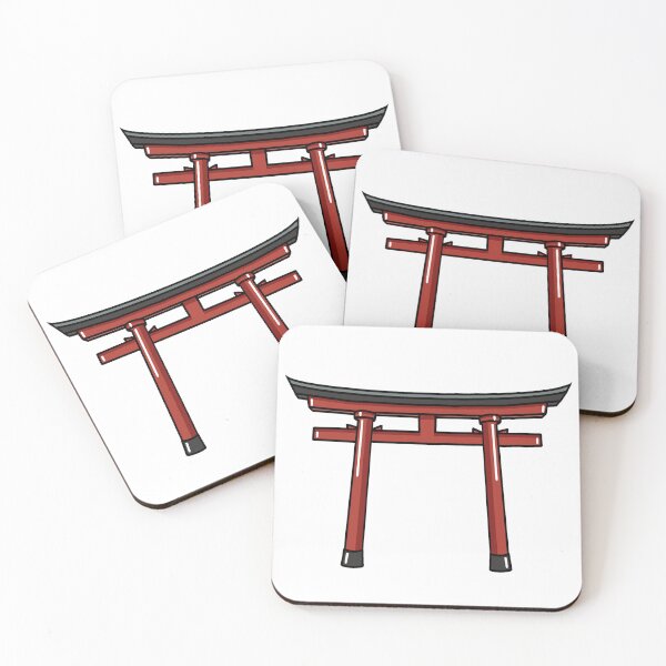 Item preview, Torii Gate sticker | Postcards from Tokyo Collection designed and sold by BellaDesignCo.