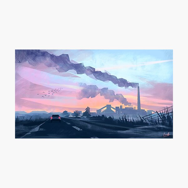 Frost Factory Photographic Print