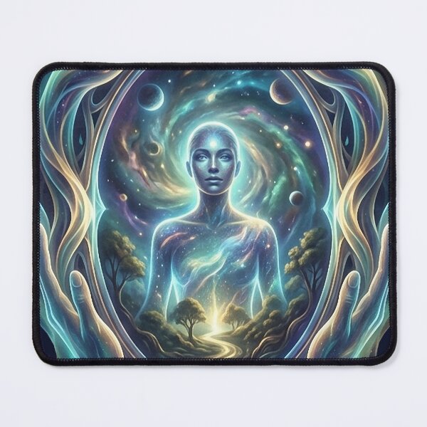 Item preview, Cosmic Goddess Portal Spiritual Awakening Art designed and sold by PixelQ.