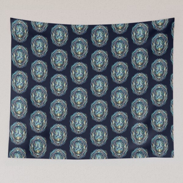 Item preview, Cosmic Goddess Portal Spiritual Awakening Art designed and sold by PixelQ.