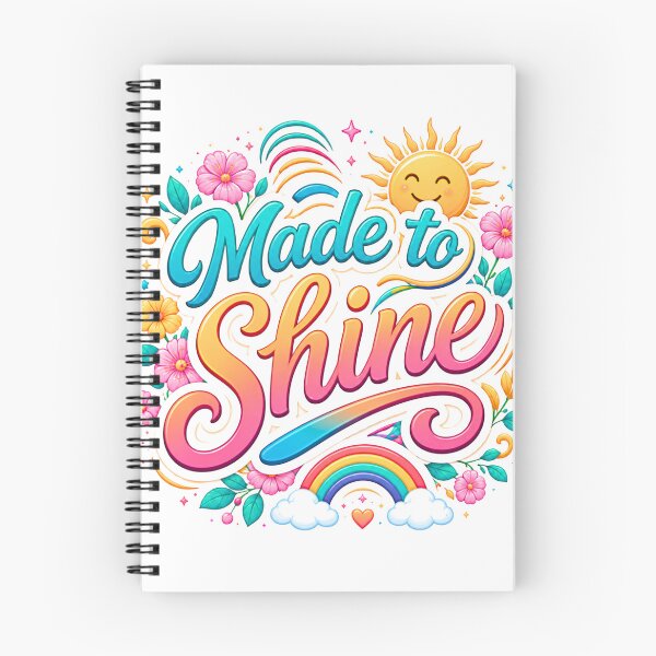 Item preview, Made to Shine – Colorful Positive Retro Typography Design designed and sold by Creavatim .