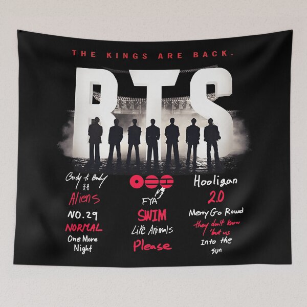 Item preview, BTS Arirang Tracklist The Kings Are Back designed and sold by AmalnoRoyil.