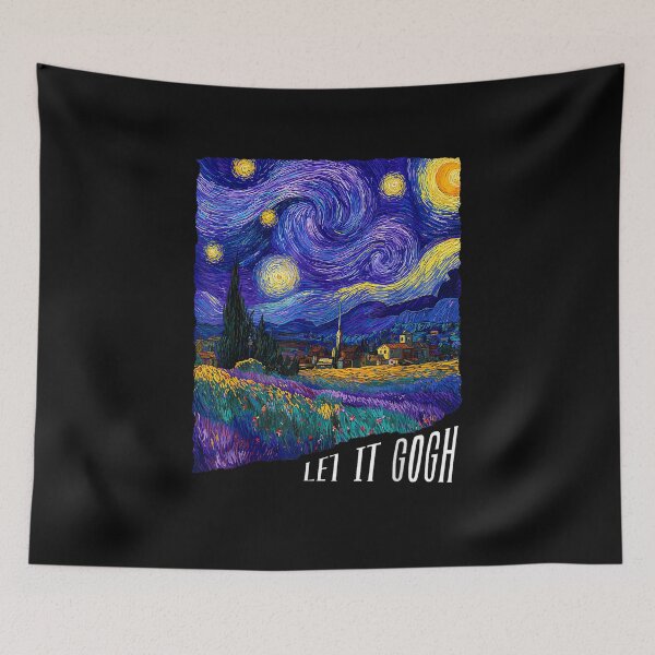 Item preview, Let It Gogh Van Gogh Art Lover Painting Artist designed and sold by SanTiOmal.
