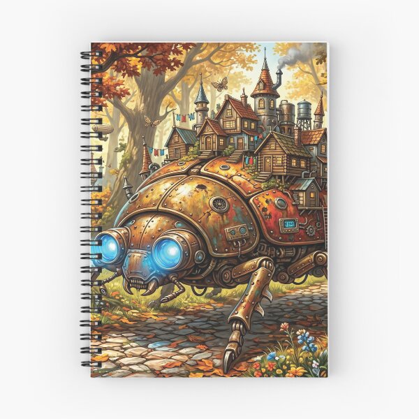 Item preview, Clockwork Beetle Machine | Surreal Fantasy Puzzle Illustration designed and sold by ColorFlick.