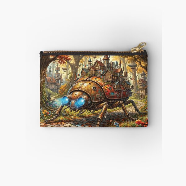 Item preview, Clockwork Beetle Machine | Surreal Fantasy Puzzle Illustration designed and sold by ColorFlick.