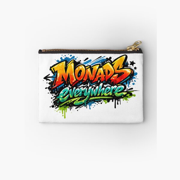 Item preview, Monads Everywhere Graffiti – Haskell Functional Programming Street Art designed and sold by Nerd Romance Café.