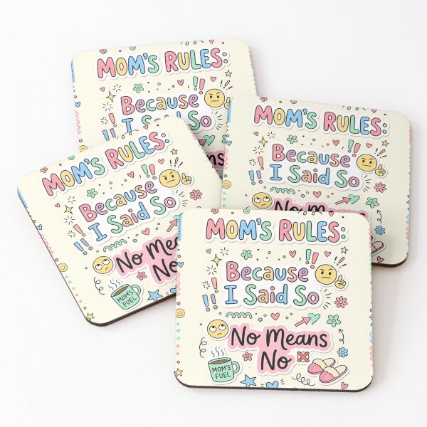 Item preview, Mom Rules Always designed and sold by Shikomi.