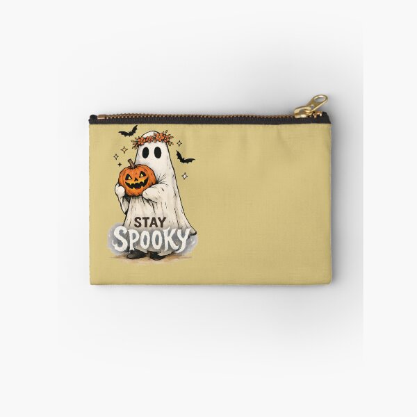 Item preview, Stay Spooky Ghost with Pumpkin designed and sold by TrendzSlayer.