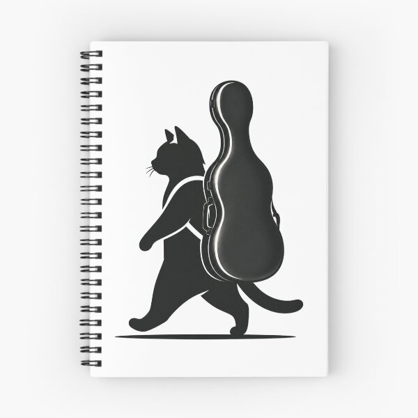 Item preview, Traveling Bard Cat – Cello designed and sold by neko-lyric.