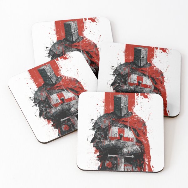 Item preview, Medieval Crusader Knight Armor Red Templar Cross Art designed and sold by GrinGalore.