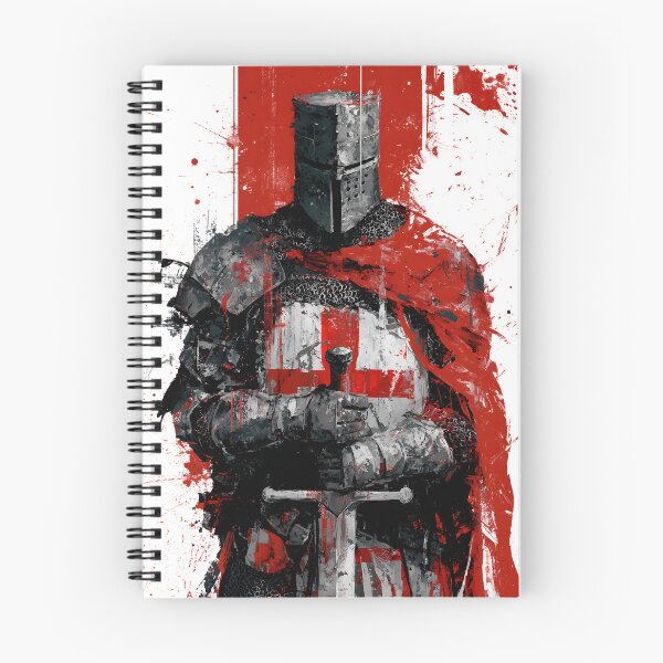 Item preview, Medieval Crusader Knight Armor Red Templar Cross Art designed and sold by GrinGalore.