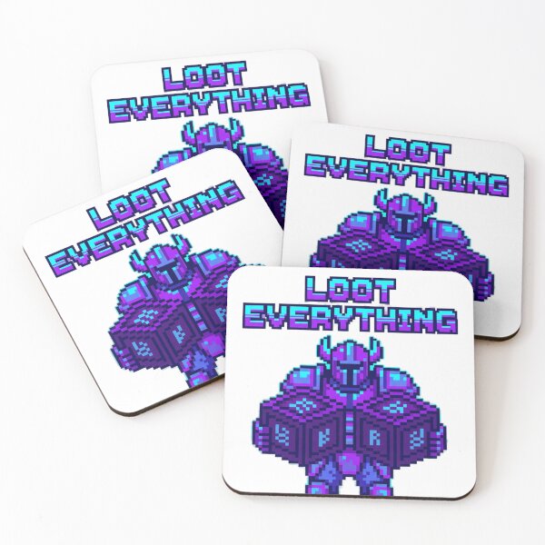 Item preview, Loot Everything Retro Pixel Space Hunter Gamer Art designed and sold by ChaosNest.