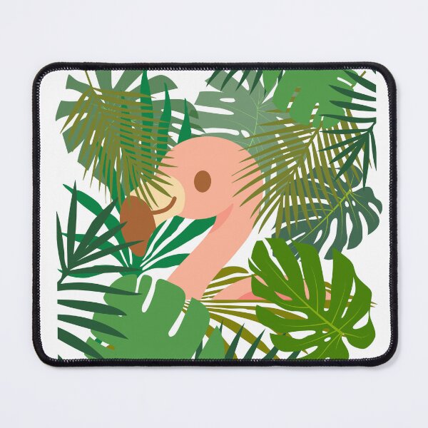 Item preview, Tropical peach flamingo designed and sold by BritishDelights.