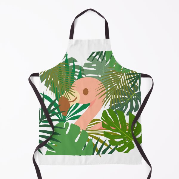 Item preview, Tropical peach flamingo designed and sold by BritishDelights.