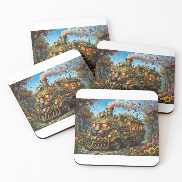 Item preview, Forest Train Spirit | Magical Steampunk Fantasy Puzzle designed and sold by ColorFlick.