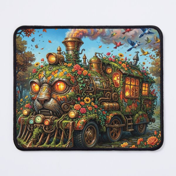 Item preview, Forest Train Spirit | Magical Steampunk Fantasy Puzzle designed and sold by ColorFlick.