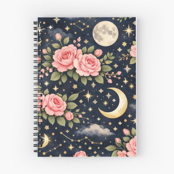 Item preview, Celestial pink floral pattern- Aesthetic floral pattern design designed and sold by RiseFemmedom.