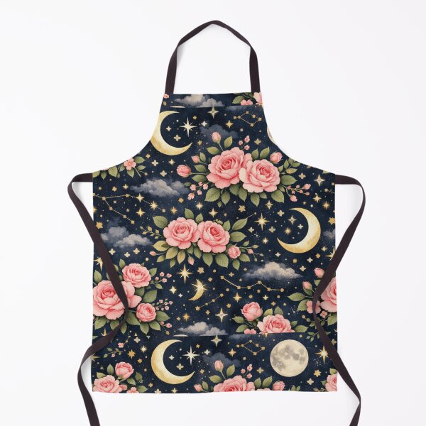 Item preview, Celestial pink floral pattern- Aesthetic floral pattern design designed and sold by RiseFemmedom.