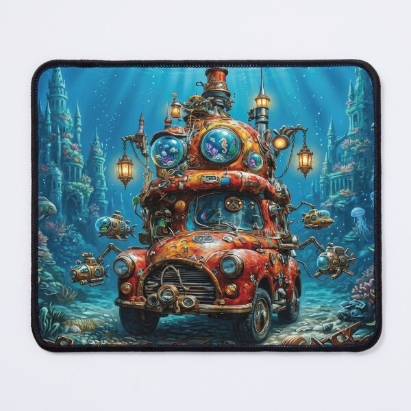 Item preview, Ocean Explorer Robot | Whimsical Underwater Fantasy Puzzle designed and sold by ColorFlick.