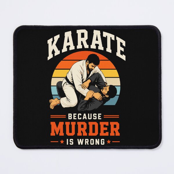 Item preview, Retro Karate Martial Arts Dojo Fighter Design Murder Funny designed and sold by w1ckerman.
