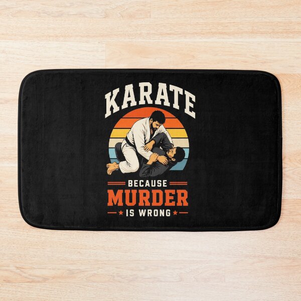 Item preview, Retro Karate Martial Arts Dojo Fighter Design Murder Funny designed and sold by w1ckerman.