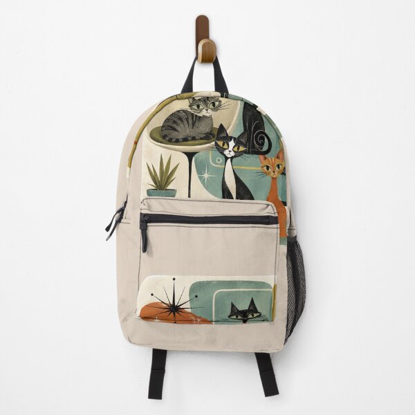Item preview, Gatos modernos de mediados de siglo designed and sold by Moon Hollow Outfitters.