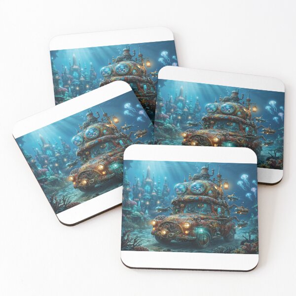 Item preview, Ocean Explorer Robot | Whimsical Underwater Fantasy Puzzle designed and sold by ColorFlick.