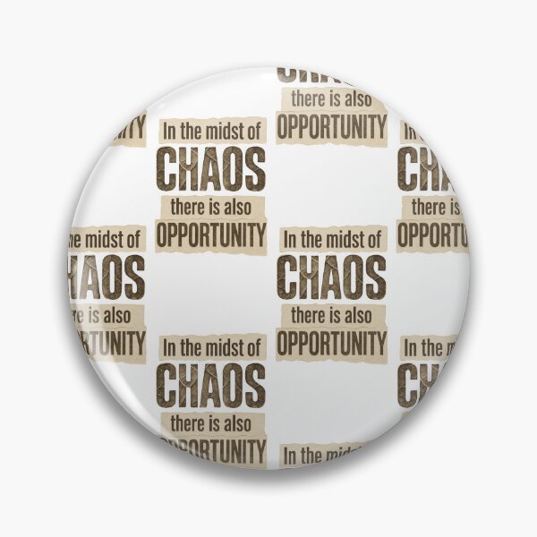 Item preview, ''In The Midst of CHAOS There is Opportunity'' by SUN TZU designed and sold by SilentStrategyShop.