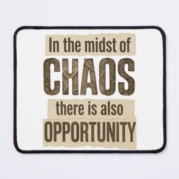 Item preview, ''In The Midst of CHAOS There is Opportunity'' by SUN TZU designed and sold by SilentStrategyShop.