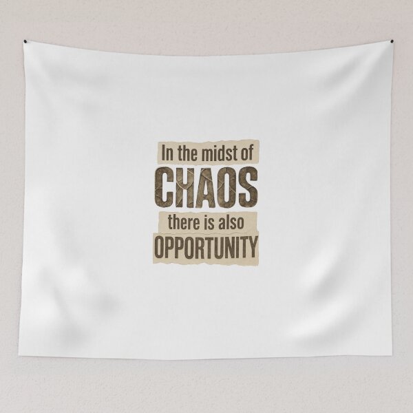 Item preview, ''In The Midst of CHAOS There is Opportunity'' by SUN TZU designed and sold by SilentStrategyShop.