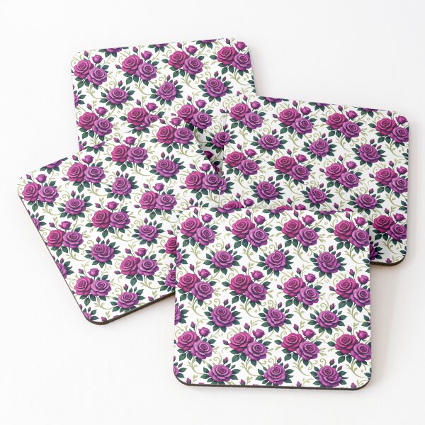Item preview, Timeless Elegance: Deep Plum Rose Botanical Art designed and sold by AmDecor.