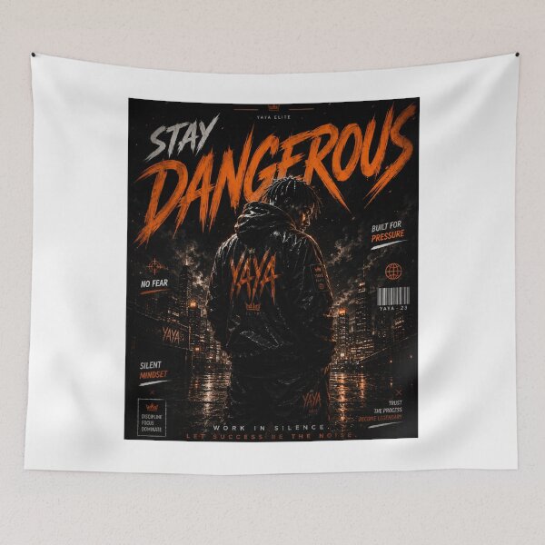 Item preview, YAYA STAY DANGEROUS – Streetwear Elite Mindset designed and sold by YAYA ELITE STREETWEAR.