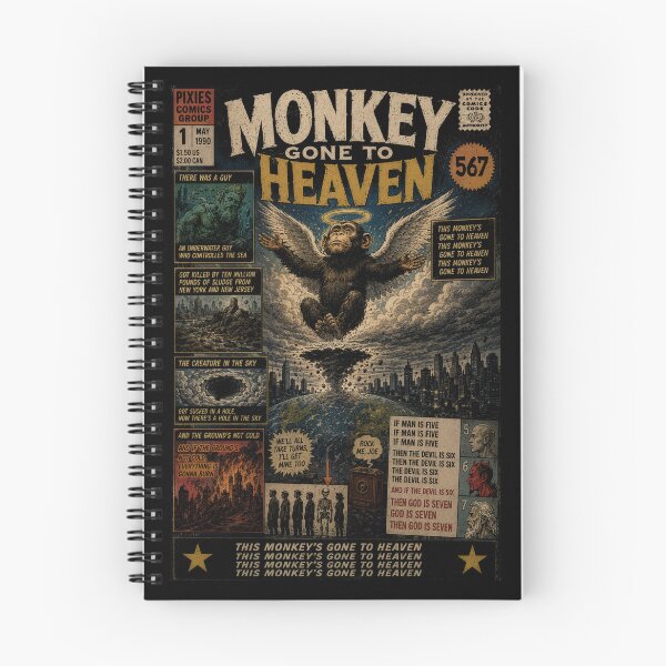 Item preview, Pixies - Monkey Gone to Comic Heaven designed and sold by Wanderdreaming.